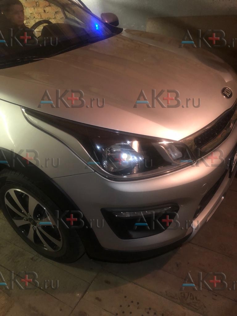 Замена аккумулятора на Kia Rio IV 2017 – 2020 X-Line 1.4 (100 л.с.)