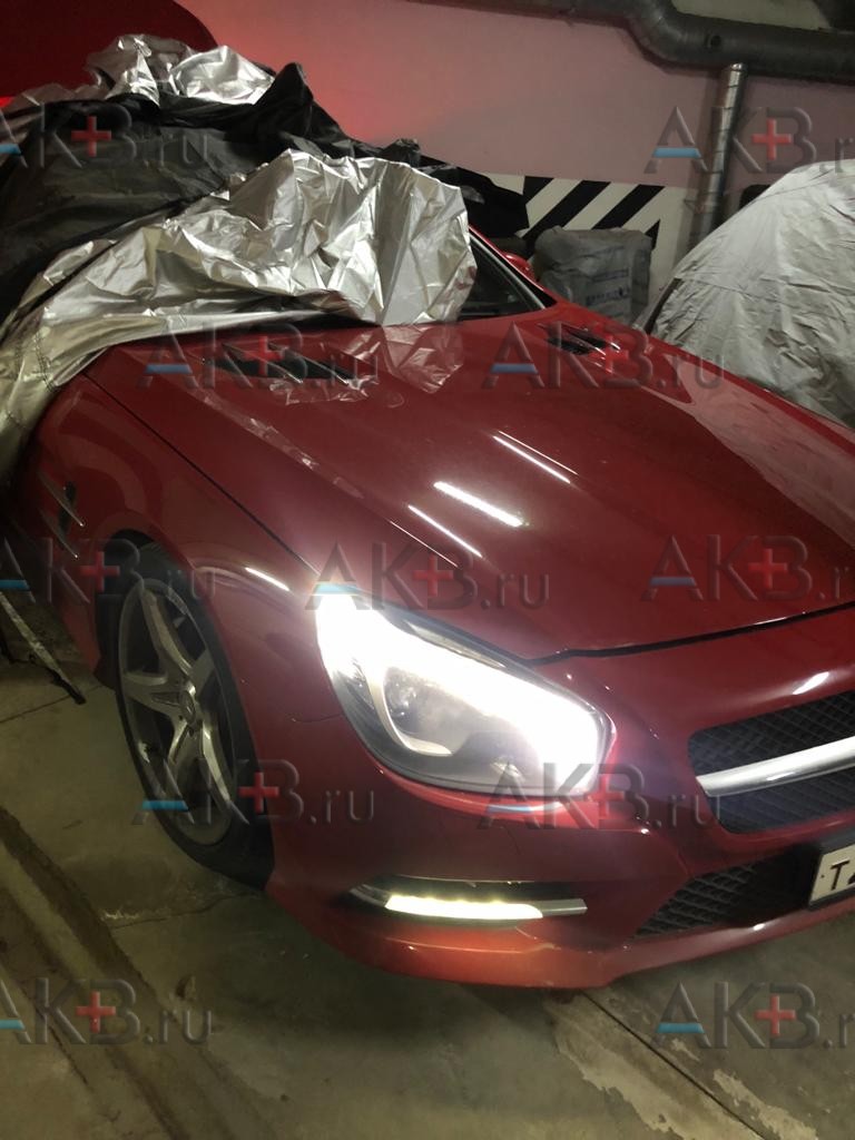 Замена аккумулятора на Mercedes-Benz SL-klasse 2012 – 2016 500 4.7 (435 л.с.)