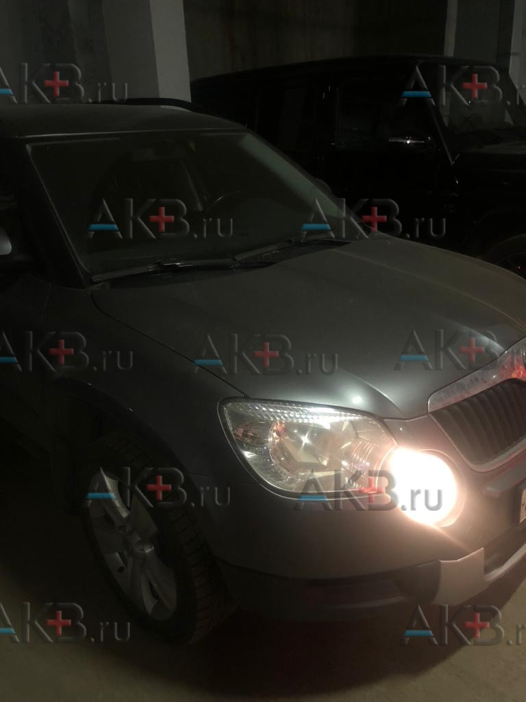 Замена аккумулятора на Skoda Yeti I 2009 - 2013 1.4 (122 л.с.)