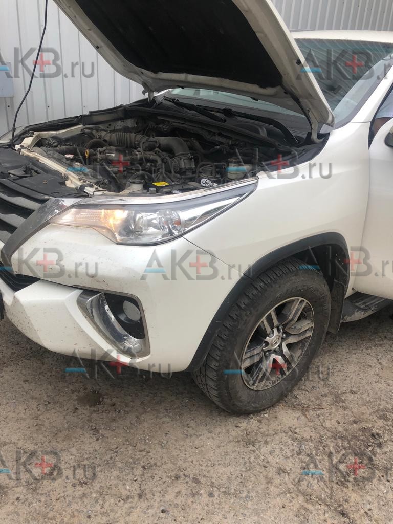 Замена аккумулятора на Toyota Fortuner II 2015 – н.в. 2.7 (166 л.с.)