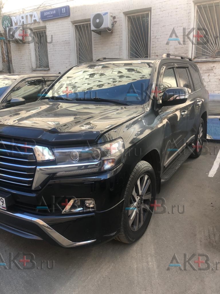 Замена аккумулятора на Toyota Land Cruiser 200 Рестайлинг 2 2015 – 2021 4.5d (249 л.с.)