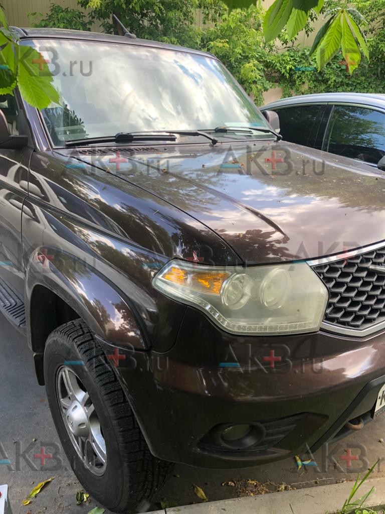 Замена аккумулятора на УАЗ Patriot I Рестайлинг 3 2016 – н.в. 2.7 (135 л.с.)