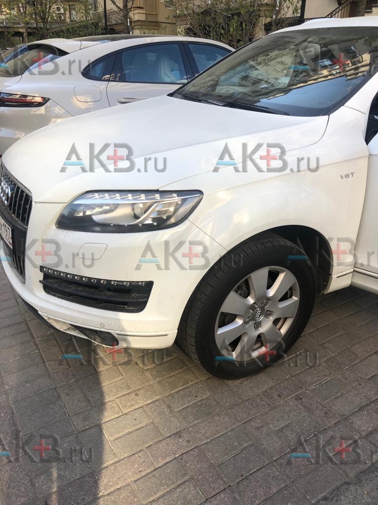 Замена аккумулятора на Audi Q7 I Рестайлинг 2009 - 2015 3.0 (333 л.с.)