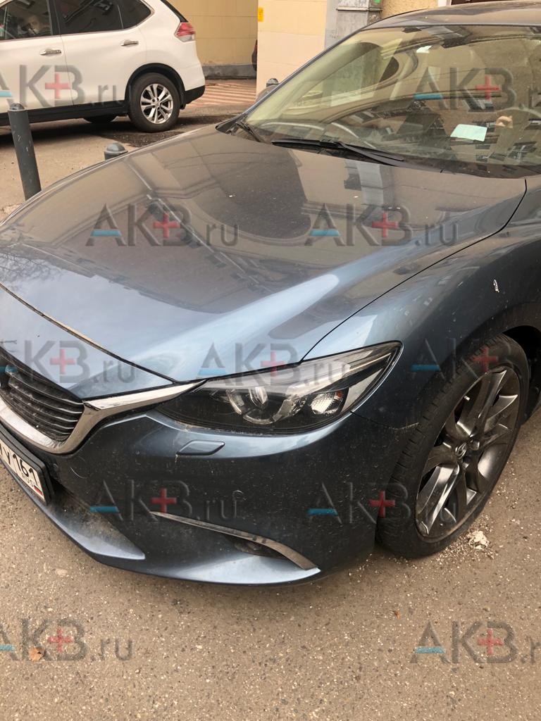 Замена аккумулятора на Mazda 6 III (GJ) Рестайлинг 2015 – 2018 2.5 (192 л.с.)