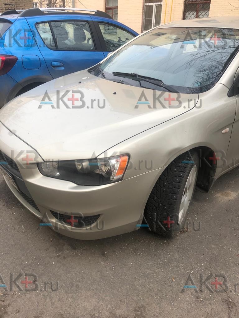 Замена аккумулятора на Mitsubishi Lancer X 2007 - 2010 1.5 (109 л.с.)