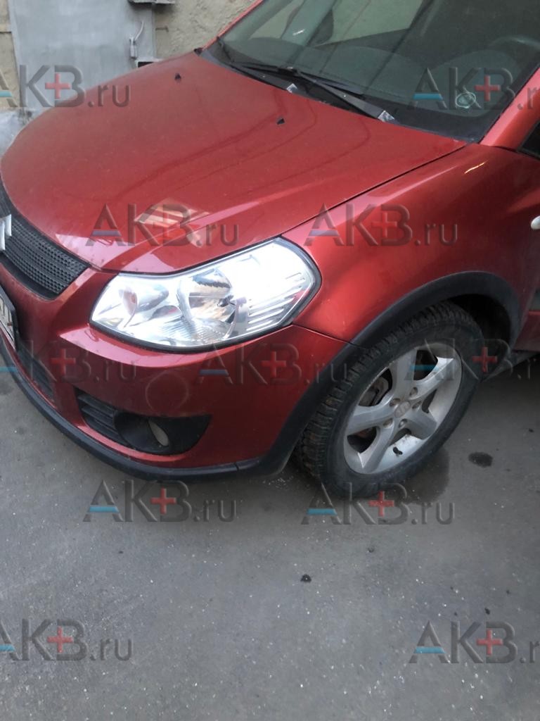 Замена аккумулятора на Suzuki SX4 I (Classic) 2006 - 2009 1.6 (106 л.с.)
