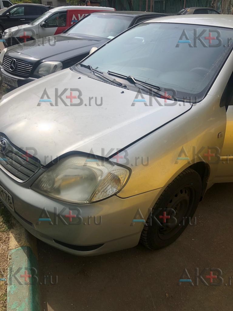 Замена аккумулятора на Toyota Corolla IX (E120, E130) Рестайлинг 2004 - 2008 1.6 (110 л.с.)