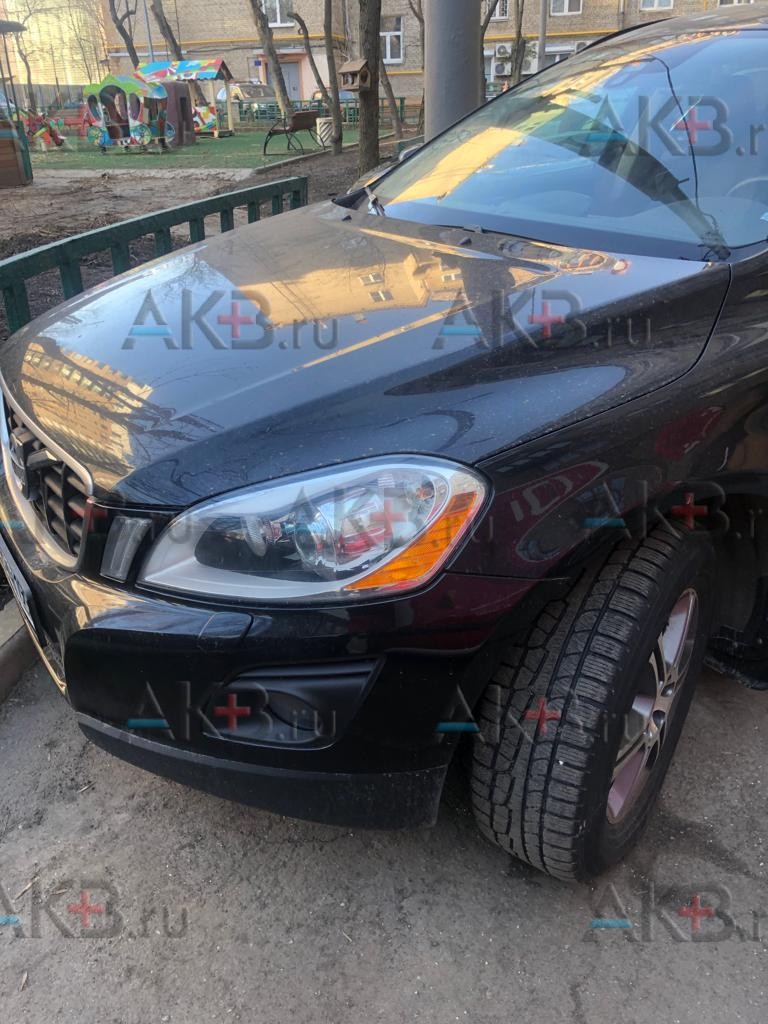 Замена аккумулятора на Volvo XC60 I 2008 - 2013 2.4d (175 л.с.)