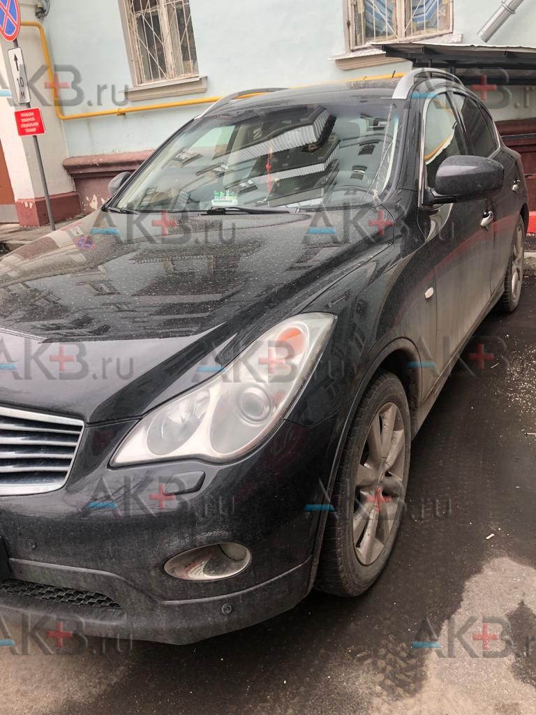 Замена аккумулятора на Infiniti EX 2007 – 2014 EX25 2.5 (222 л.с.)