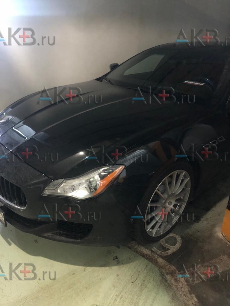 Замена аккумулятора на Maserati Quattroporte 2012 – 2016 S 3.0d (275 л.с.)