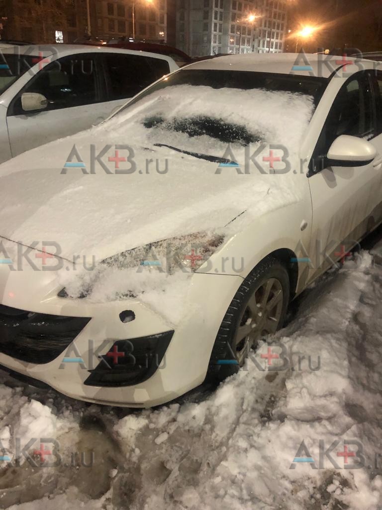 Замена аккумулятора на Mazda 3 II (BL) 2009 - 2011 1.6 (105 л.с.)