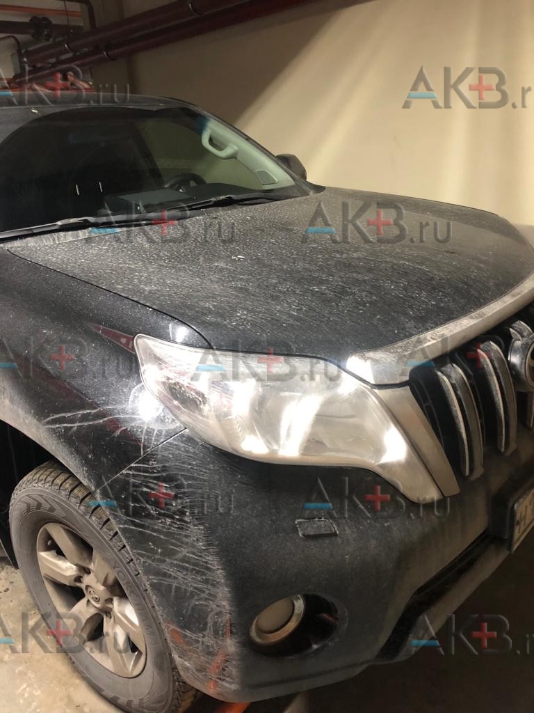 Замена аккумулятора на Toyota Land Cruiser Prado 150 Series Рестайлинг 2013 - 2017. 3.0d (173 л.с.)