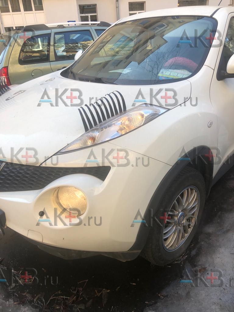 Замена аккумулятора на Nissan Juke I 2010 - 2014 1.6 (117 л.с.)