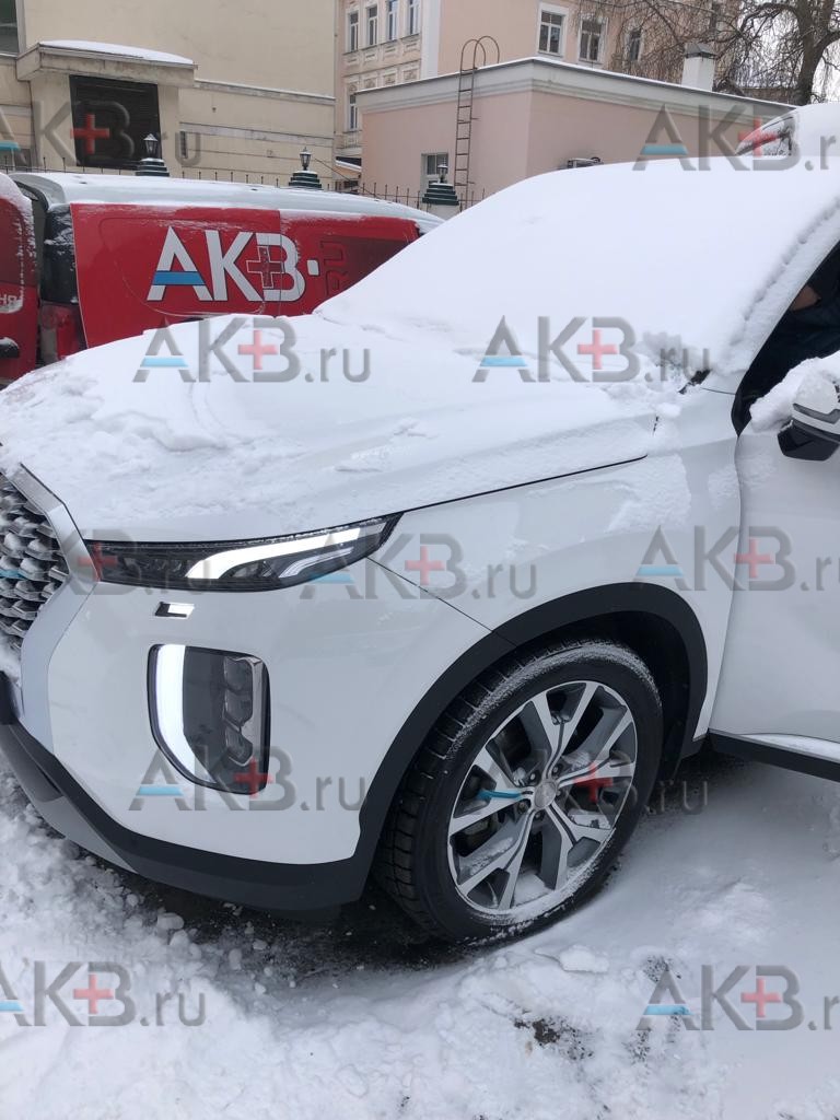 Замена аккумулятора на Hyundai Palisade I 2018 - 2022 2.2d (200 л.с.)