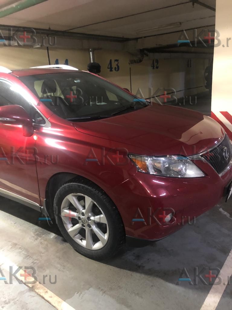 Замена аккумулятора на Lexus RX III 2009 - 2012 350 3.5 (277 л.с.)
