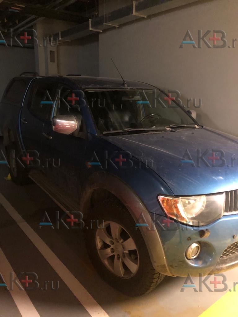 Замена аккумулятора на Mitsubishi L200 IV 2006 - 2014 2.5d (136 л.с.)