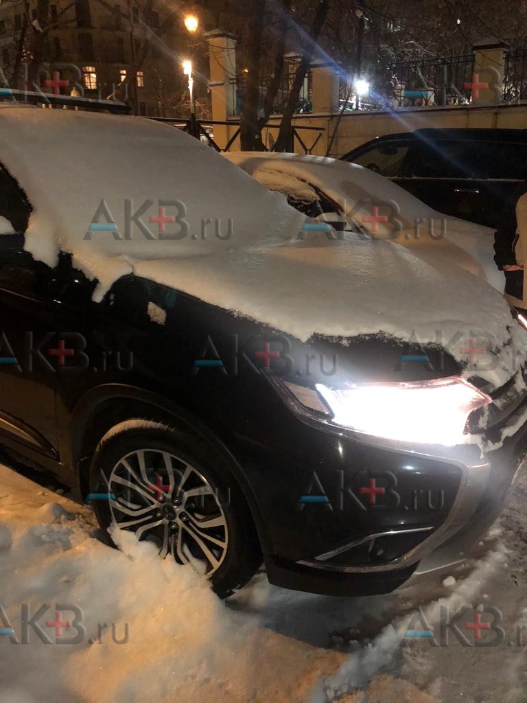 Замена аккумулятора на Mitsubishi Outlander III Рестайлинг 2 2015 - 2018 2.0 (146 л.с.)