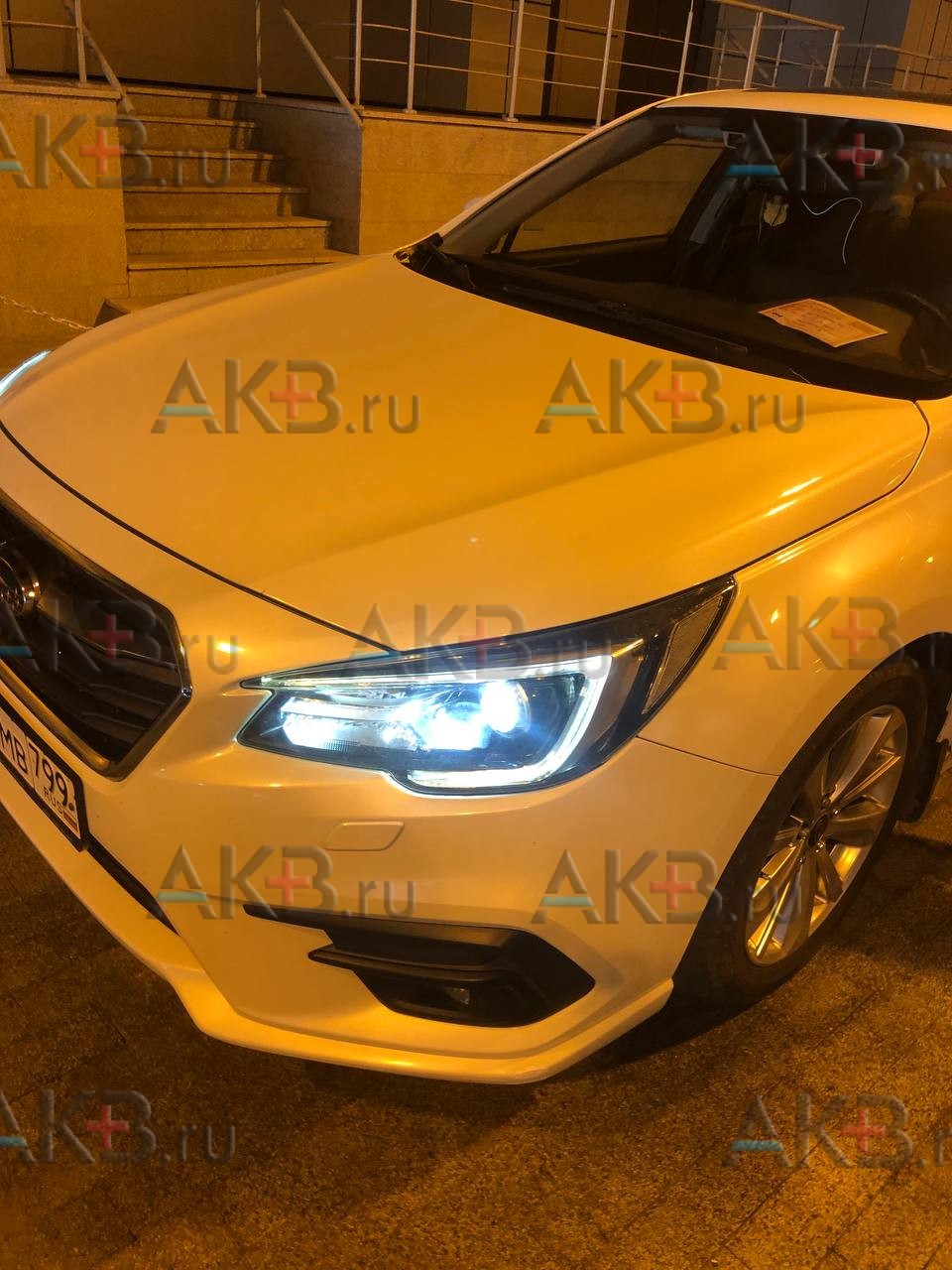 Замена аккумулятора на Subaru Legacy VI 2014 - 2017 2.5 (175 л.с.)