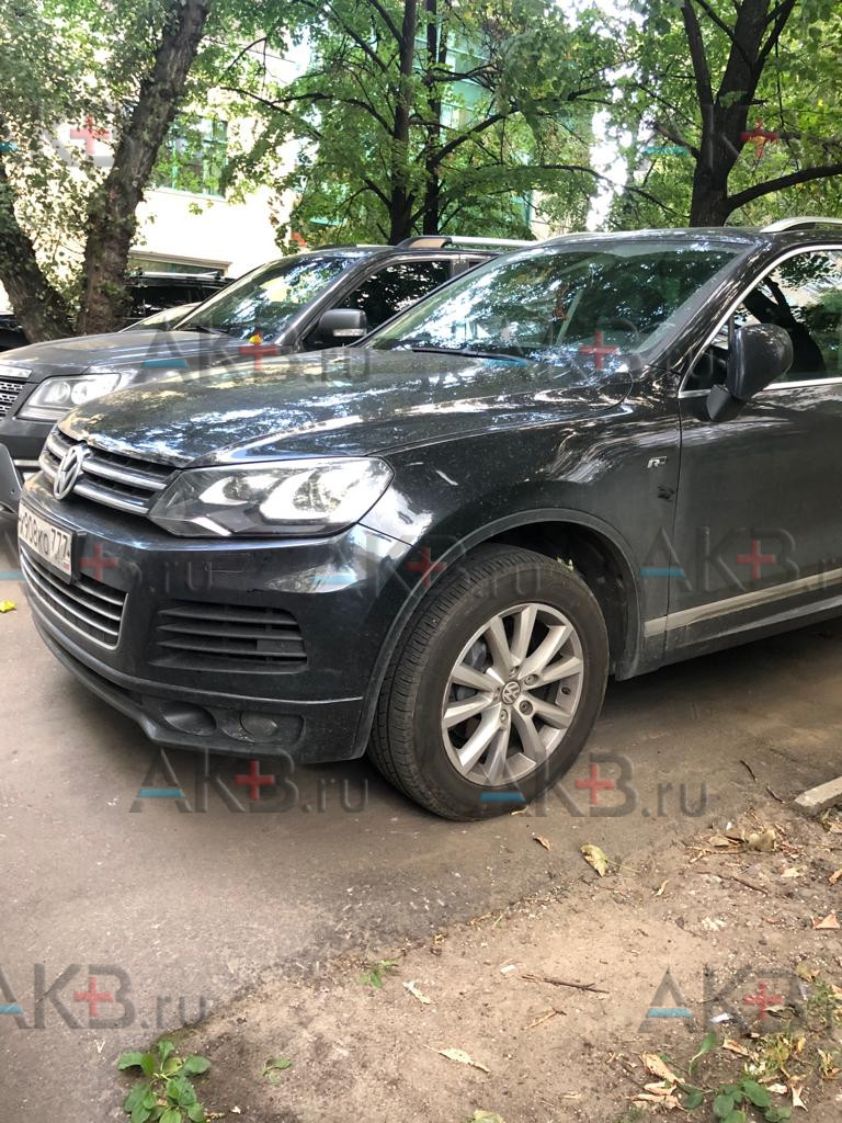 Замена аккумулятора на Volkswagen Touareg II 2010 - 2014 3.6 (249 л.с.)