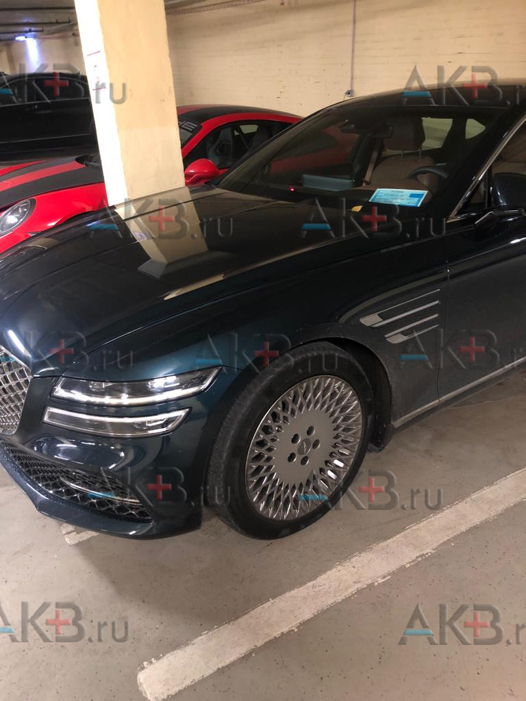 Замена аккумулятора на Genesis G80 II  2020 - н.в 2.0 (197 л.с.)