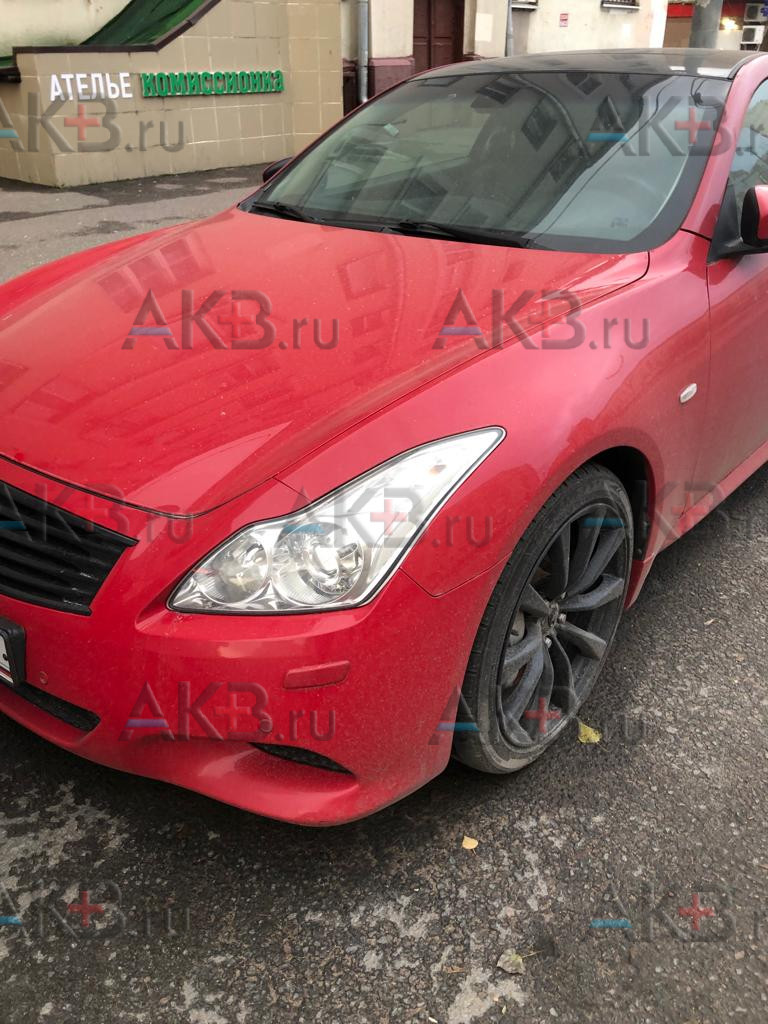 Замена аккумулятора на Infiniti G IV 2006 - 2013 G37 3.7 (333 л.с.)