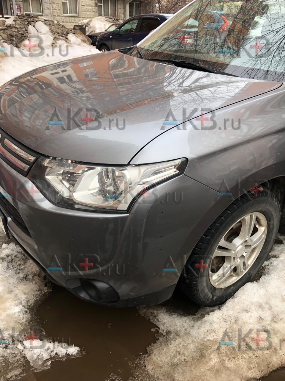 Замена аккумулятора на Mitsubishi Outlander III 2012 - 2015 2.4 (167 л.с.)