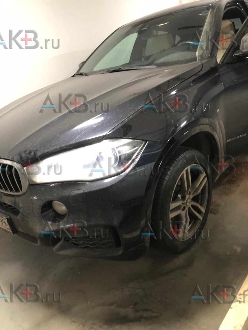 Замена аккумулятора на BMW X6 II (F16) 2014 - 2019 30d 3.0d (258 л.с.)