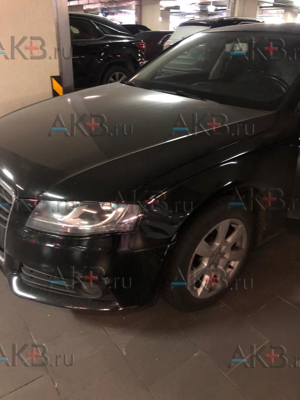 Замена аккумулятора на Audi A4 IV (B8) 2007 - 2011 1.8 (120 л.с.)
