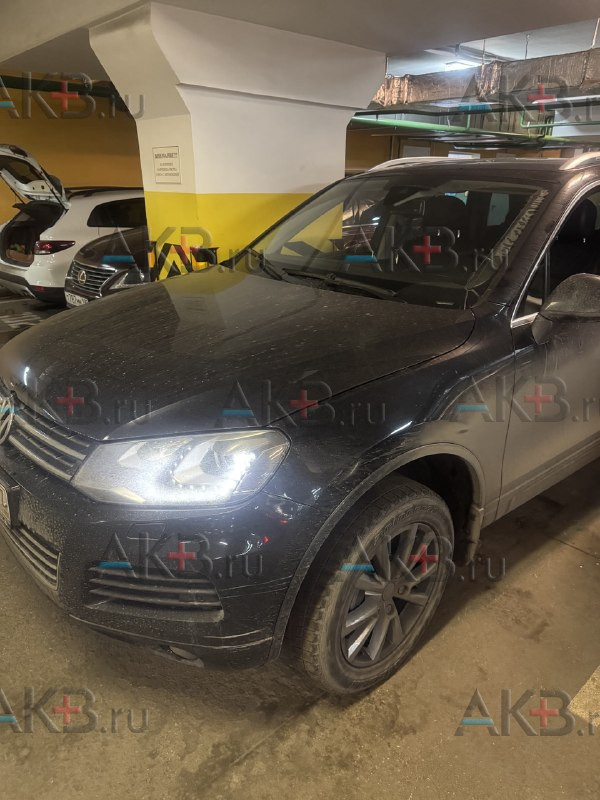 Замена аккумулятора на Volkswagen Touareg II 2010 - 2014 3.0d (245 л.с.)
