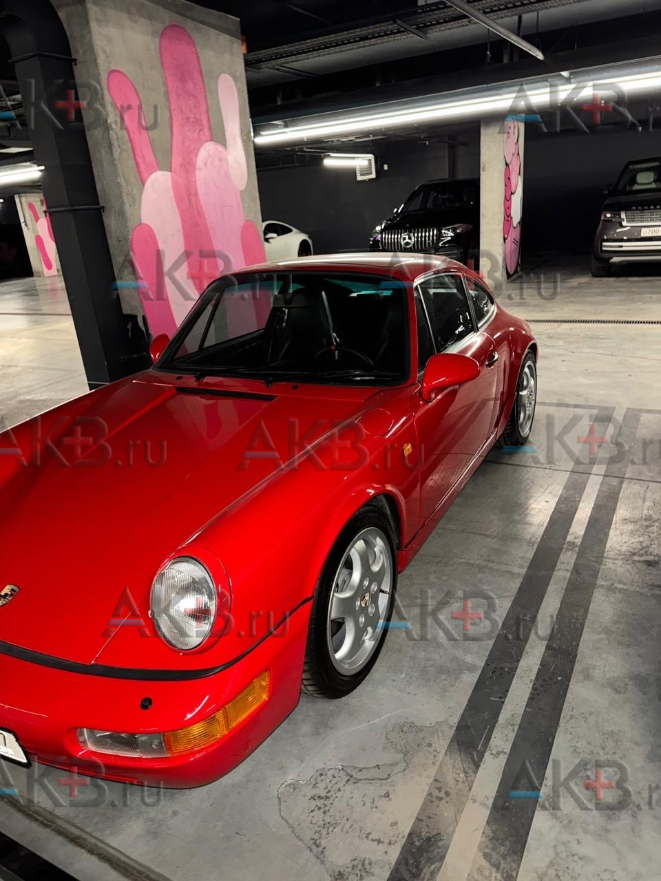 Замена аккумулятора на Porsche 911 III (964) 1988 - 1994 Carrera 3.6 (250 л.с.)