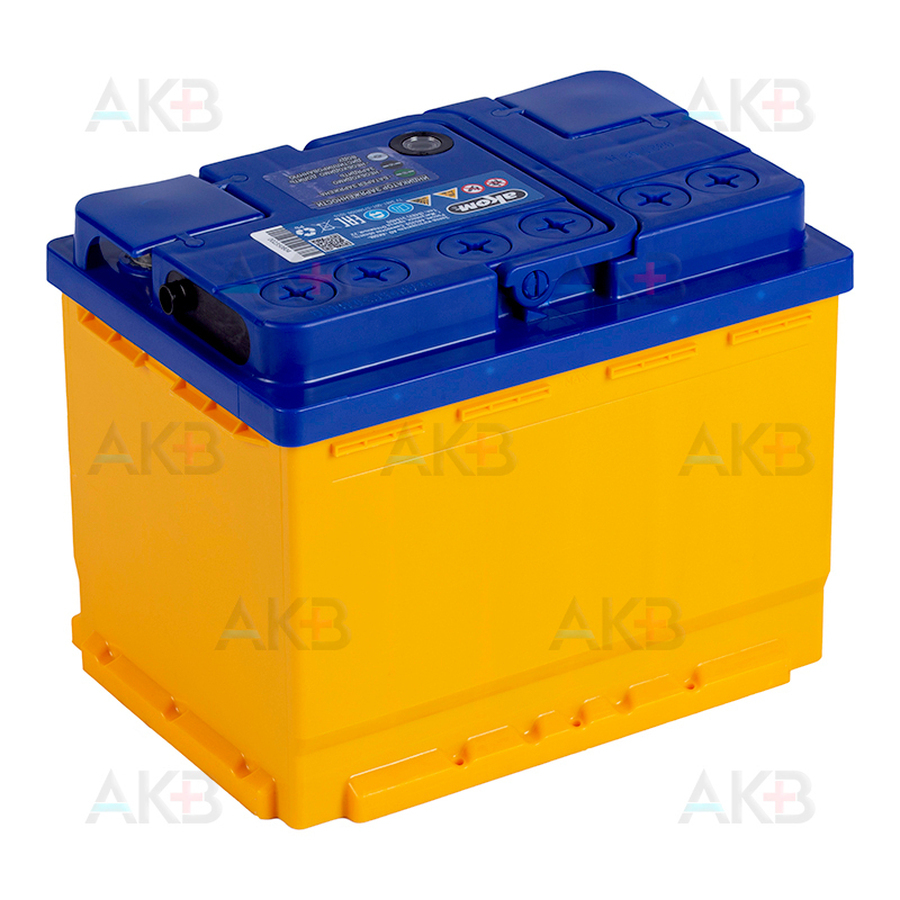 Автомобильный аккумулятор Аком + EFB 60Е 12V 60Ач 600A обр. пол. (242x175x190)