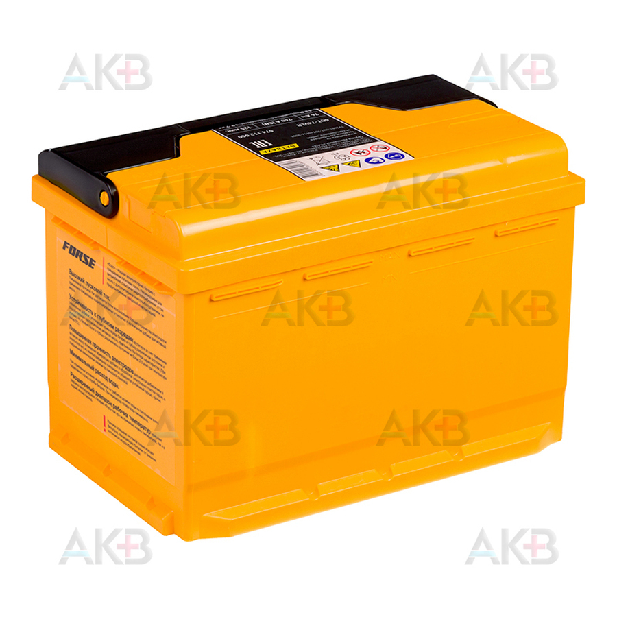 Автомобильный аккумулятор Forse 74R 760A (278x175x190)