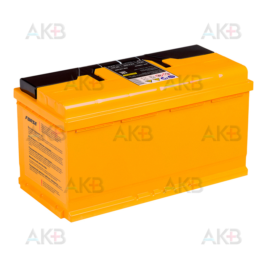 Автомобильный аккумулятор Forse 100R 910A (353x175x190)