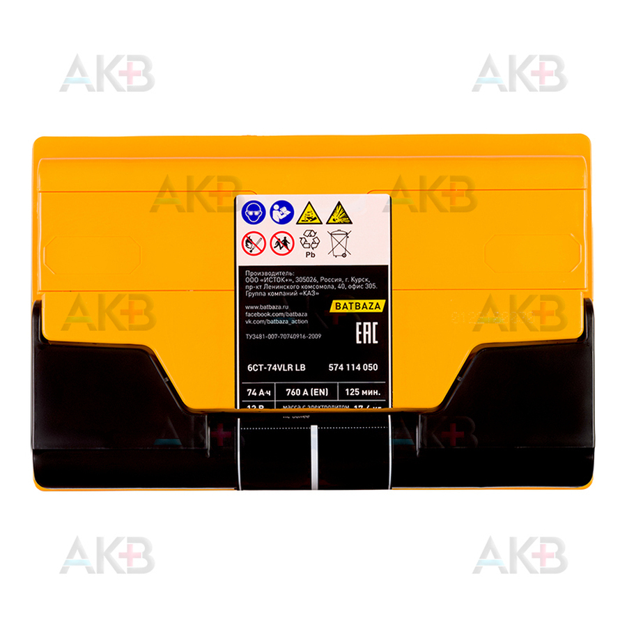 Автомобильный аккумулятор Forse 74R низкий 760A (278x175x175)