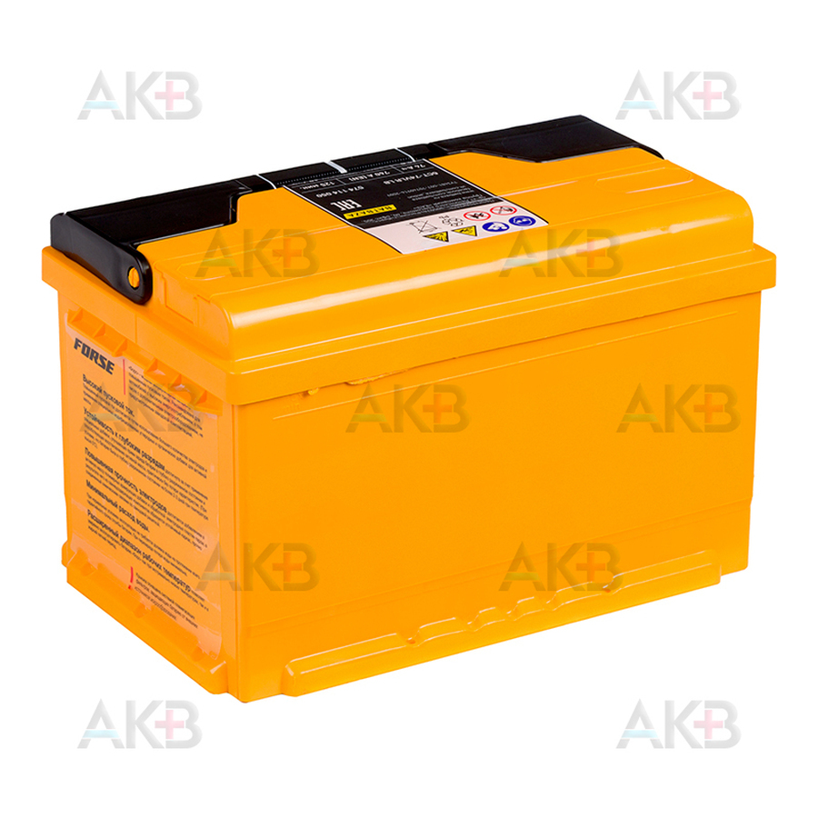 Автомобильный аккумулятор Forse 74R низкий 760A (278x175x175)
