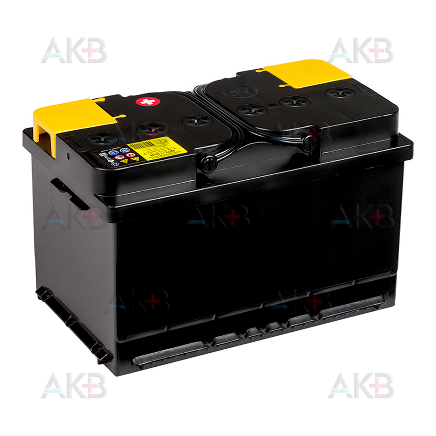 Автомобильный аккумулятор Tyumen Battery Standard 72 Ач обр. пол. низкий 640A (278x175x175)