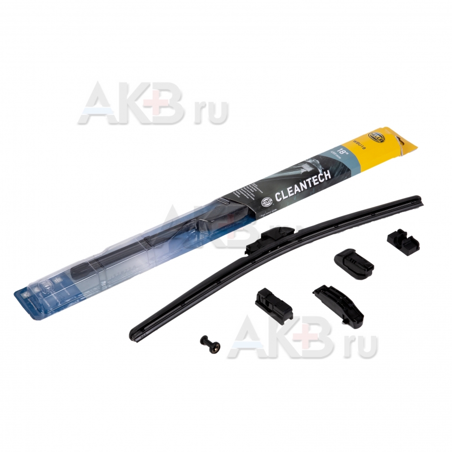 Щетки стеклоочистителя  HELLA CleanTech 450мм/18 WBU18 (бескаркасная) 9XW358067-181
