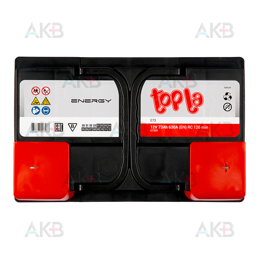 Автомобильный аккумулятор Topla Energy 73R низкий (630A 278x175x175) 108073 57309