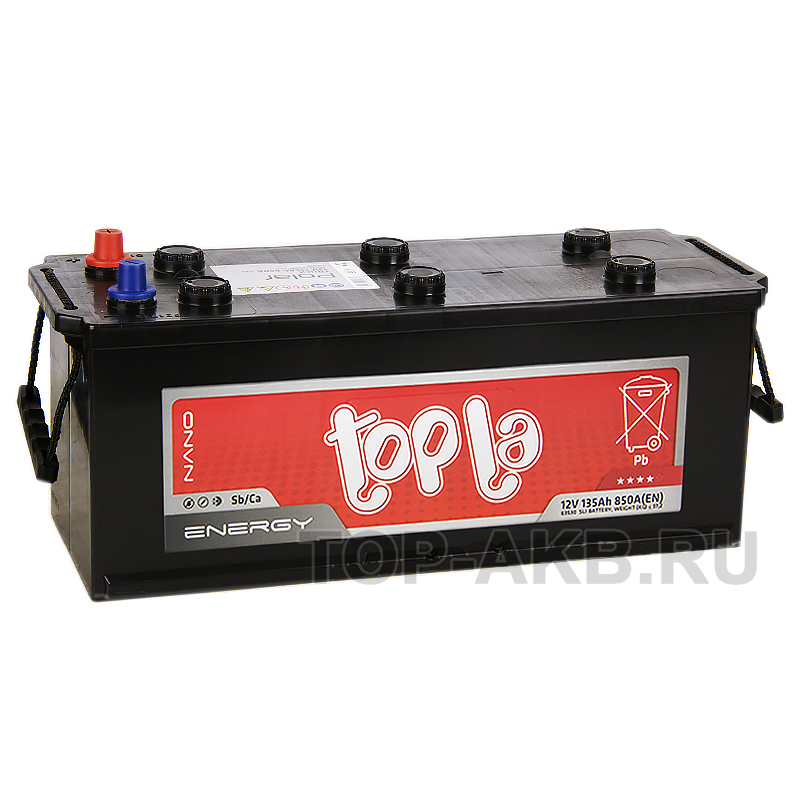 Автомобильный аккумулятор Topla Energy Truck 135 евро 850A (509x175x206) 952912 63530