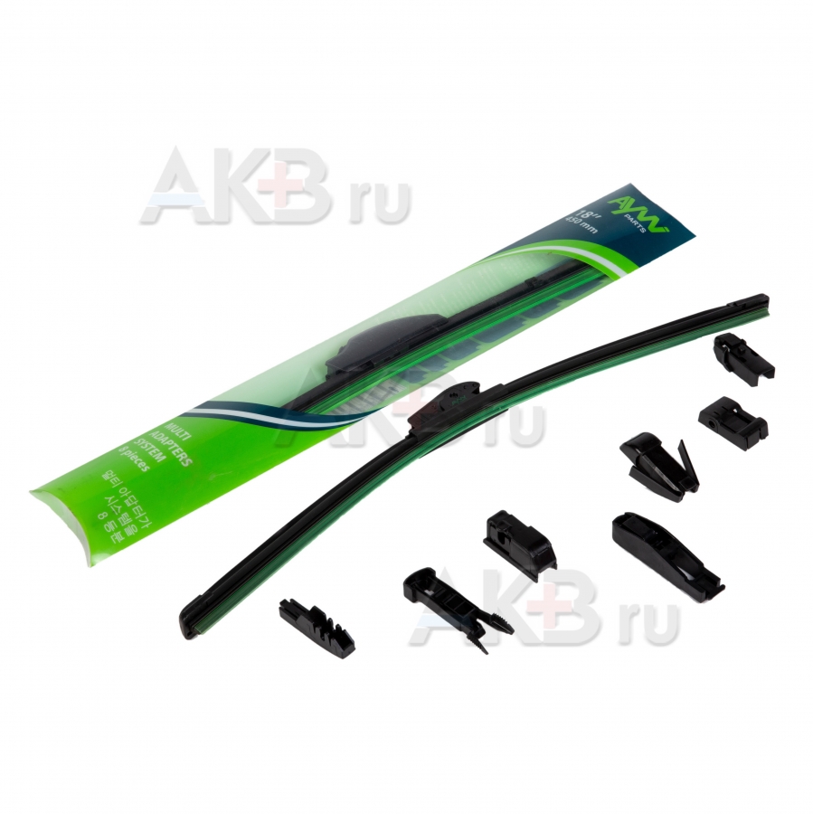 Щетки стеклоочистителя  AYWIparts 450мм/18 AW2040045 (бескаркасная)