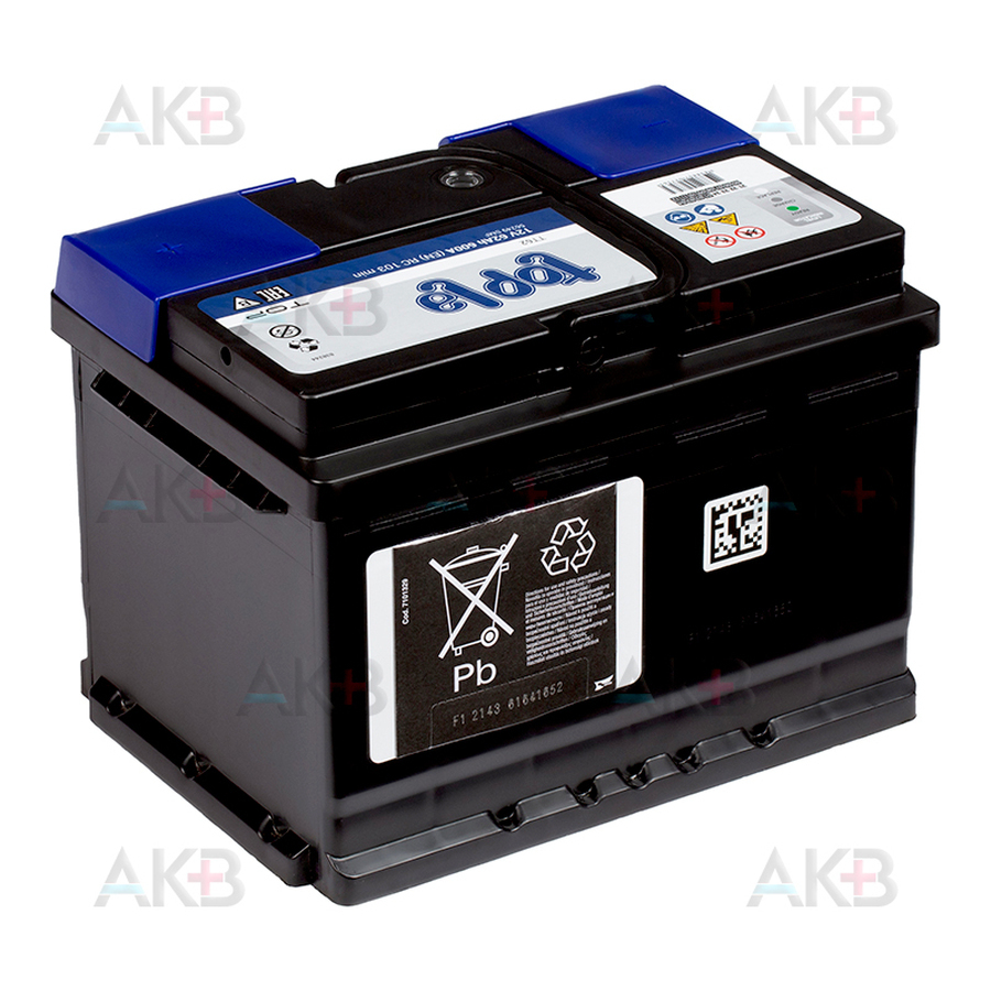 Автомобильный аккумулятор Topla Top 62R (600A 242x175x175) 118662 56249