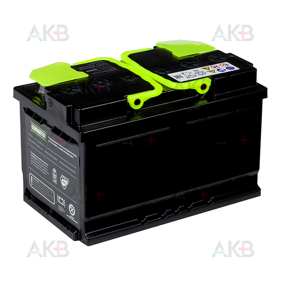 Автомобильный аккумулятор Dominator 74R низкий 740А 278x175x175