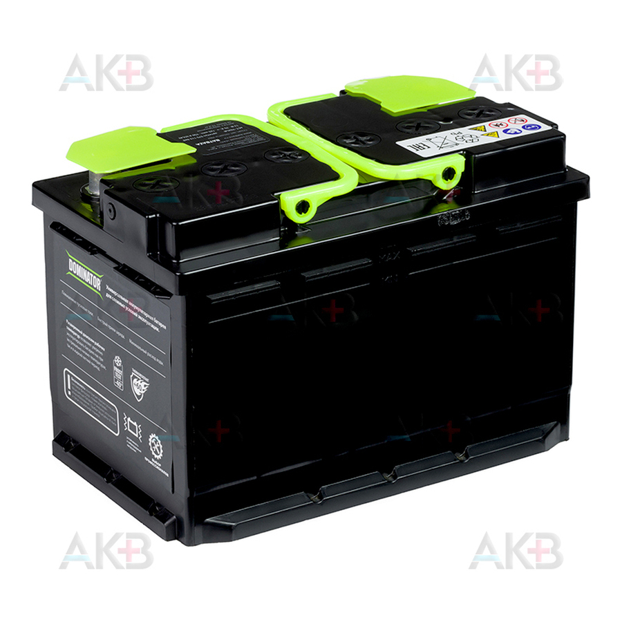 Автомобильный аккумулятор Dominator 75R 750А 278x175x190