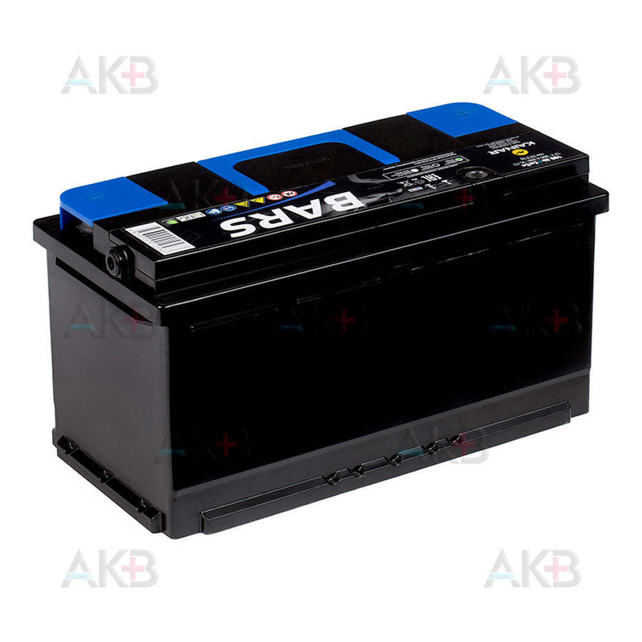 Автомобильный аккумулятор BARS 6СТ-100 АПЗ п.п. 100Ач 800A (353x175x190)