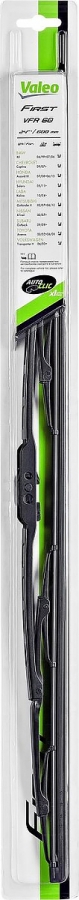 Щетки стеклоочистителя  VALEO First 600мм/24 VFR60 (каркасная) 675560