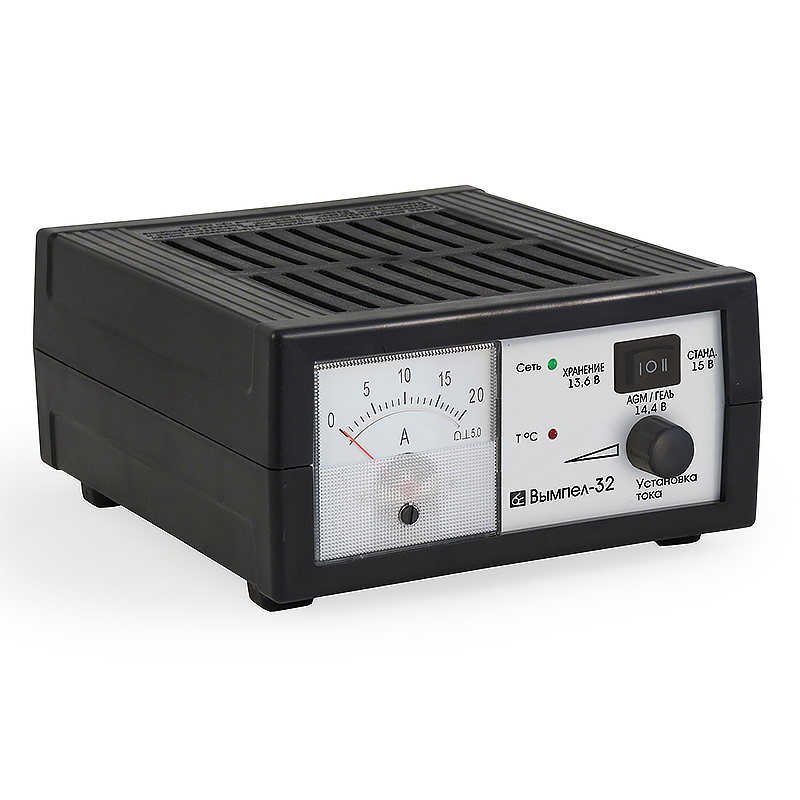 Зарядное устройство Вымпел 32 (0,8-20А перекл.13,6В-14,4В-15,0В) авт., стрел. ам-р
