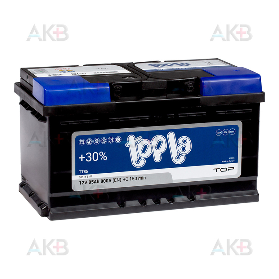 Автомобильный аккумулятор Topla Top 85R (800A 315x175x175) 118685 58514