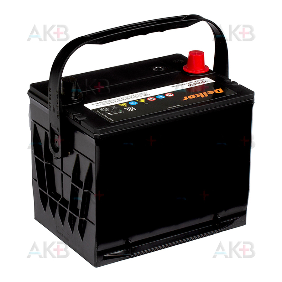 Автомобильный аккумулятор Delkor 75DT650 4 кл. (55L 650A 230x173x200)