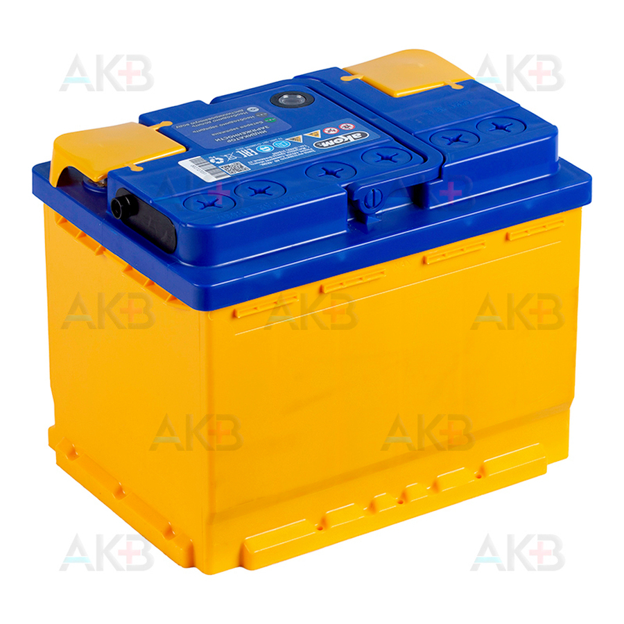 Автомобильный аккумулятор Аком 62 пр.п 560A (242x175x190)