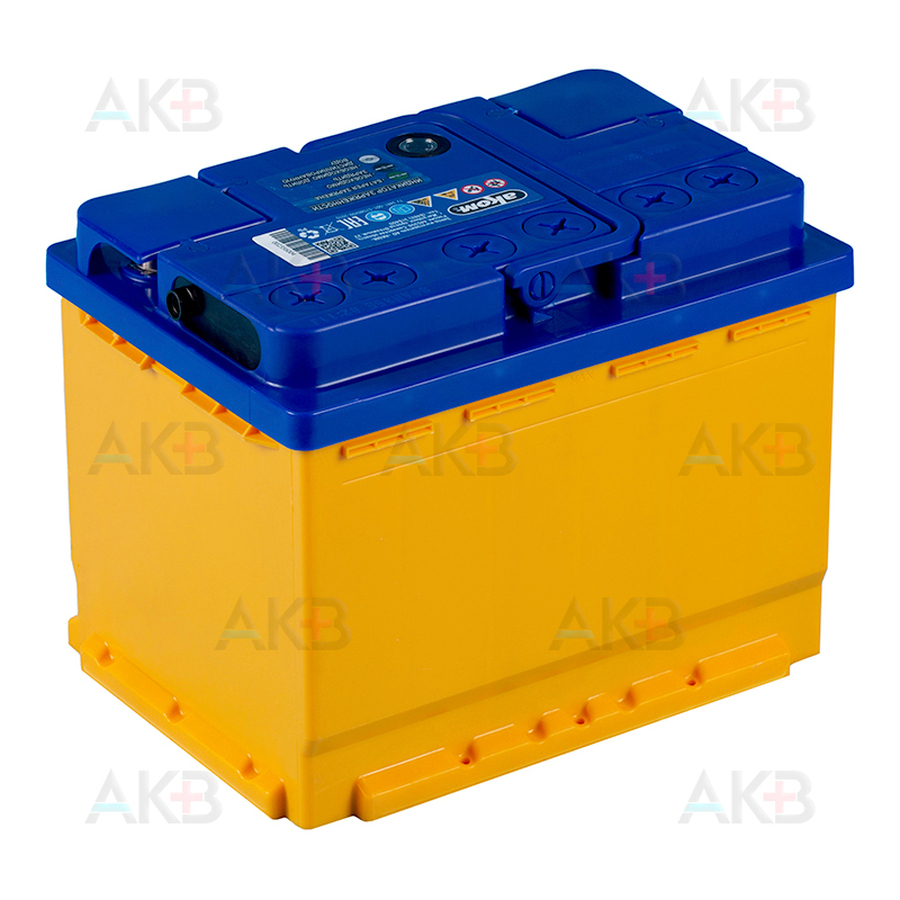 Автомобильный аккумулятор Аком + EFB 60 12V 60Ач 600A прям пол. (242x175x190)